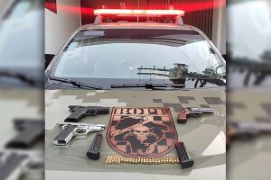 Grupo armado com pistolas e revólver é preso na BR-060