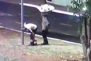 Homens são presos furtando fios na Mato Grosso (vídeo)