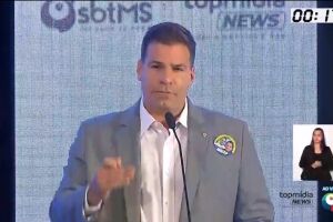 Contar finalizou pedindo voto e dizendo que MS precisa de alguém com pulso firme