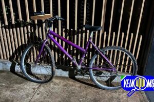 Bicicleta da segunda vítima da mulher 