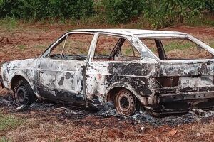 Carro é incendiado no Jardim Botafogo (vídeo)