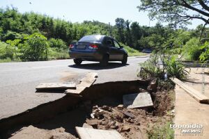 Risco de acidentes no local é grande
