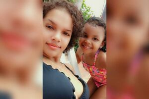 Silvana com a filha mais velha