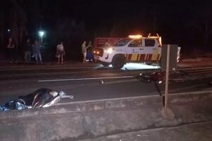 Motociclista bate em Hilux da CCR que atendia atropelamento e morre em Dourados 