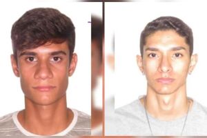 Felipe à direita e Kauan (vítima) à esquerda 