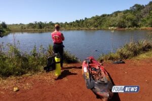 Corpo foi encontrado após duas horas de busca na manhã desta segunda-feira 