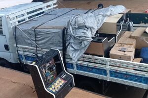 Polícia Militar apreende 60 máquinas de jogos de azar em Três Lagoas