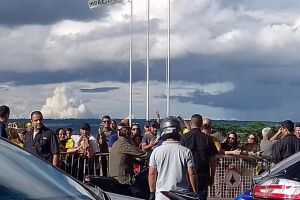 Presidente visitou dois lugares no DF neste sábado 
