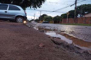 Chuva leve caiu em, ao menos, três grandes bairros 