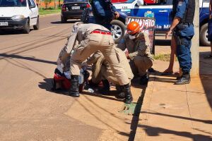 Homem sai para ver briga e acaba baleado no pescoço na Vila Popular