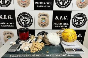 Suspeito de envolvimento em homicídio é preso com 2,5 kg de cocaína em Maracaju