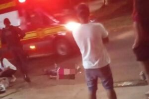 Casal é atropelado por carreta e mulher morre em Ponta Porã