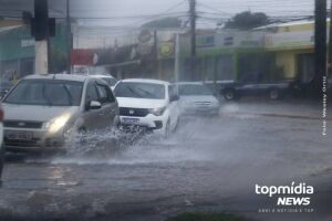 Pode chover entre 30 e 60 mm/h nas áreas afetadas