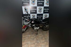 Polícia fecha desmanche de motos furtadas e dupla é presa em Nova Andradina