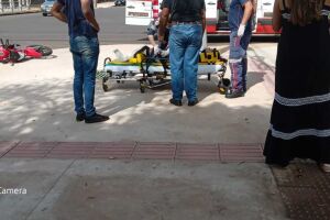 Jovem teve fratura na perna esquerda