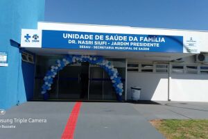 Há uma década em obra, posto de saúde do Jardim Presidente é inaugurado (vídeo)