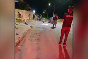 Motociclista bate de frente com carro e morre na Marquês de Herval (vídeo)