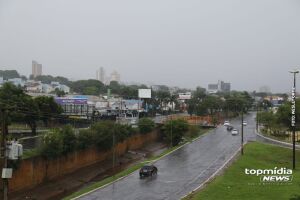 Chuva chega 'com tudo' e promete temporal em MS (vídeo)