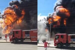 Loja da Havan em Vitória da Conquista, na Bahia, sofre incêndio de grandes proporções