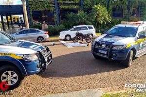 Motorista prestou socorro e foi liberado 