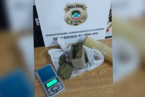 Homem é preso por tráfico em Dourados com um tablete de maconha