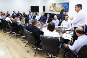 Riedel fez reunião com o alto escalão