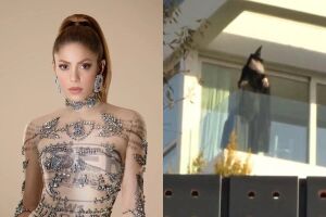 Após separação, Shakira provoca mãe de Piqué com bruxa na varanda e som alto
