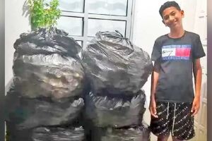Luiz Eduardo quer realizar o próprio sonho e, de quebra, ajudar a outras crianças