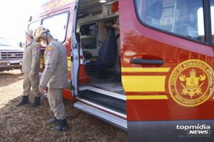 Mulher fica em estado grave após acidente em Dourados
