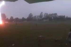 Apesar do susto, jogadores continuaram em Campo 