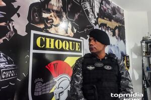 Tenente Coronel Rocha é um dos responsáveis por gerenciar toda a equipe do Batalhão de Choque