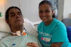 Francielly faz vaquinha para tratamento do marido que ficou tetraplégico após acidente