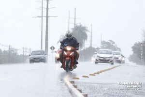 Chuva forte cai na região norte de Campo Grande e deixa moradores em alerta