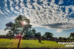 Sexta será de calorão e pancadas de chuva em MS