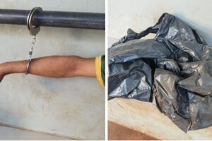 Suspeito foi detido por populares