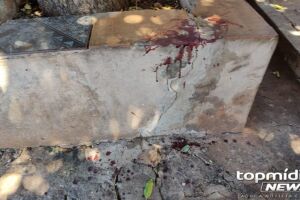 Homem levou golpes no rosto e foi resgatado pelo Corpo de Bombeiros