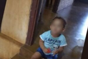 O menino completou 2 anos há uma semana 