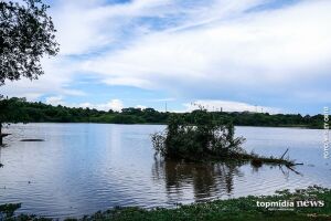 Obras estão em andamento no Lago do Amor