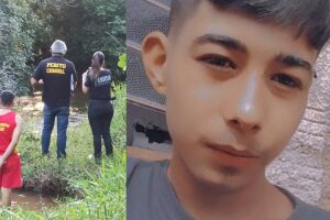 Corpo de Claudinei estava enroscado em vários galhos