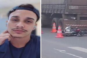 Jovem bateu em carreta parada