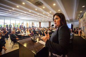 Ministra Simone Tebet vem ao MS