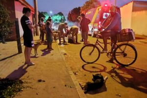 Equipes do Corpo de Bombeiros atenderam a ocorrência
