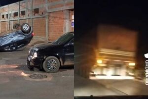 Acidentes aconteceram na noite dessa terça-feira (8)