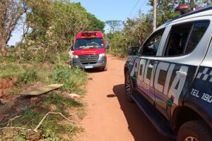 Estrada de chão próximo ao Parque dos Poderes