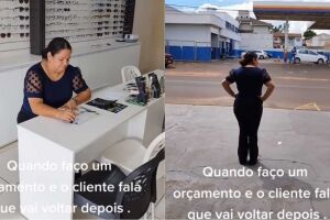 Comerciante viraliza mostrando espera por cliente após orçamento em Campo Grande (vídeo)
