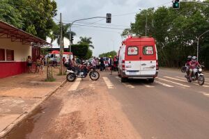 Samu e Corpo de Bombeiros atuaram na ocorrência