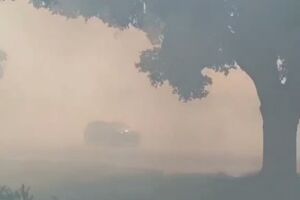 Fumaça poderia ter causado acidentes na BR-262 