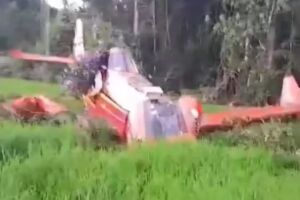 Motor parou de funcionar e o avião caiu, segundo relato do piloto aos bombeiros 