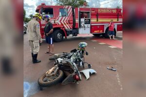 Motociclista foi encaminhado consciente desorientado ao hospital