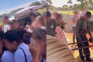 Amigos e familiares prestaram &uacute;ltimas homenagens ao jovem Patrick
